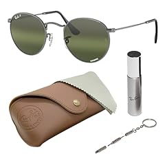 Polished Gunmetal Frame | Polarized Silver/Green Lens