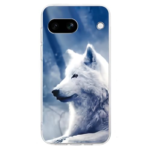 Cxzaqwer Schutzhülle für Google Pixel 8 Pro, für Mädchen und Frauen, schlank, stoßfest, klar, Blumenmuster, weich, flexibel, TPU, Schutzhülle für Google Pixel 8 Pro, Canis Lupus Arctos