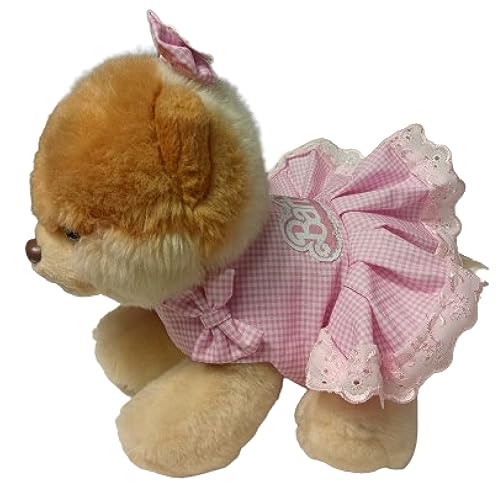 Vestido Pet Barbie + Lacinho, roupas para cães e gatos (M)