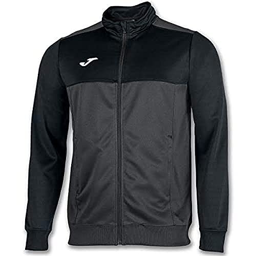 Joma Hombre Sudadera, Antracita-Negro, S