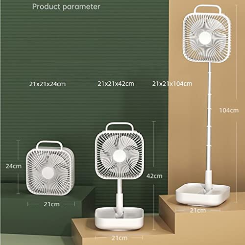 Ventilateur pliable USB de bureau portable télescopique multifonctionnel - 3