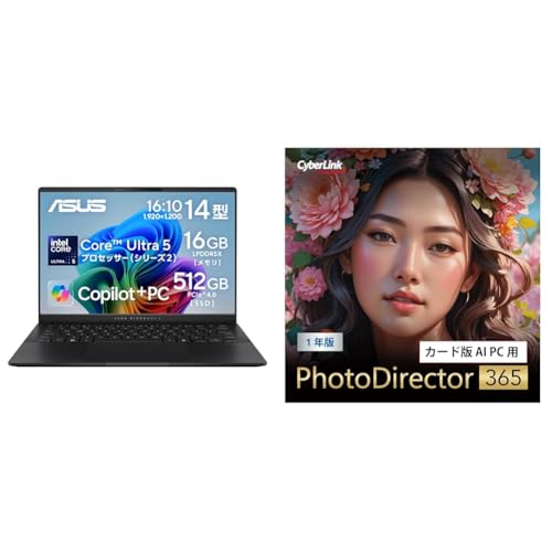 yZbgz ASUS m[gp\R Vivobook S 14 S5406SA 14C` Ce Core Ultra 5 226V  16GB SSD 512GB Windows 11 d1.3kg Wi-Fi 7 Type-CdΉ