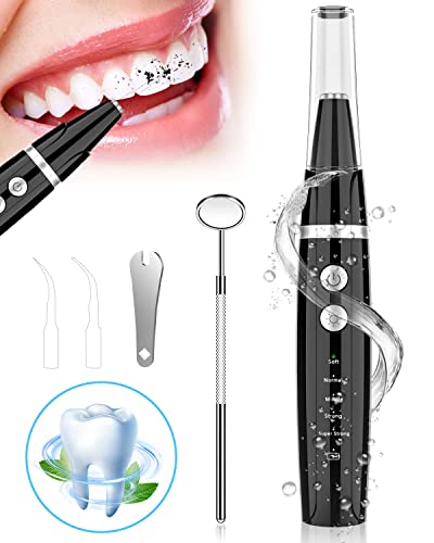 Higiene Dental Limpieza Dental,limpiador Sarro Dental 5 Modos,Kit de Cuidado Dental con 2 accesorios limpieza dental, Luz LED y Carga...