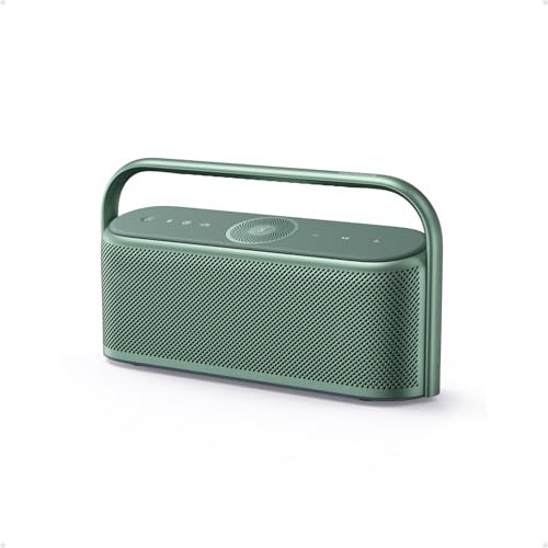 Soundcore Altavoz portátil Bluetooth Motion x600 con Audio Espacial de Alta resolución, Sonido de 50 W, Resistente al Agua (IPX7), 12 Horas de reproducción, Ecualizador Profesional, asa, AUX (Verde)