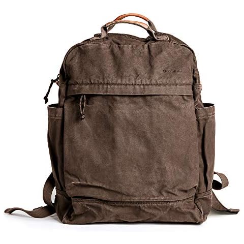 Gootium Vintage Canvas Backpack for Travel Cover