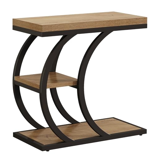 Tribesigns 3 Tier End Table with Storage Shelves by Tribesigns - Used condition - Image 9
