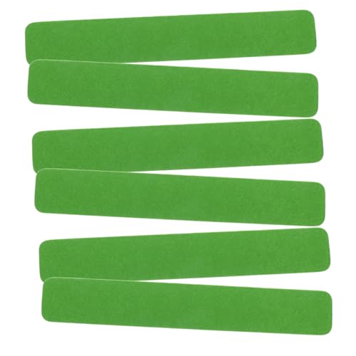 NUOBESTY 1 Juego Tiras autoadhesivas de fieltro pegatina decoración calcomanías cork board Tablero de anuncios tablero de corcho para pared tablones de anuncios para paredes Eva Army Green