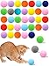 HEUHAI 40 PCS Cat Balls, Interactive Cat Toy Balls for Indoor Cats, Enhance Agility and Playfulness, Ideal Kitten Toys for Indoor Kittens, for Small and Medium Breed Sizes