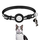 Diseñado para Airtag: nuestro collar reflectante para gatos viene con una funda elástica para Airtag, que puede sostener el Airtag firmemente y no se desliza alrededor del cuello del gatito. ¿Molesto con los incómodos colgantes que siempre cuelgan y se sacudian? Este collar de gato Airtag es exactamente una excelente opción para tus bebés peludos