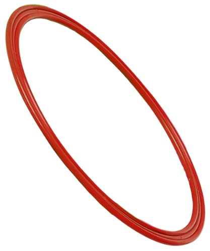 Visiodirect Cerceau Plat en polypropylène de Couleur Rouge, diamètre 50 cm