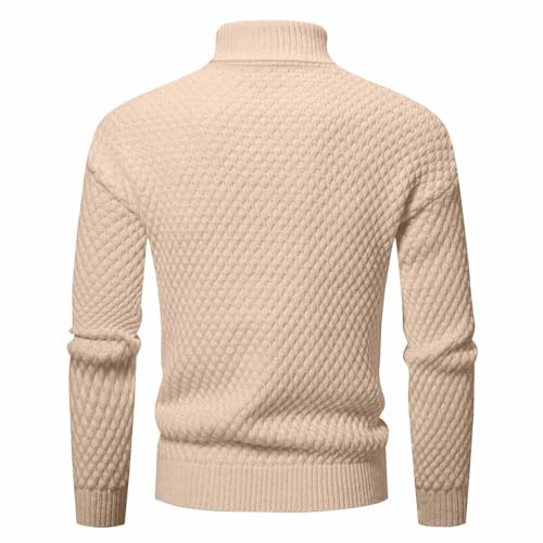 Men's Sweater Crew Neck Long Sleeve Sweaters Loose Fit Pullover Sweaters Cable Knit Pullover Fashion Warm Winter Tops2