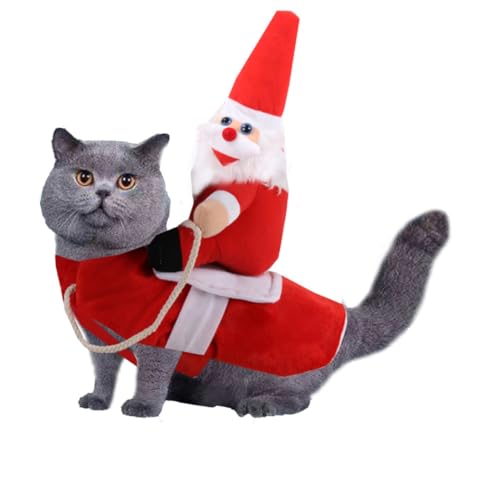 Disfraz Navidad para Perro Santa Claus Talla S miniatura 7