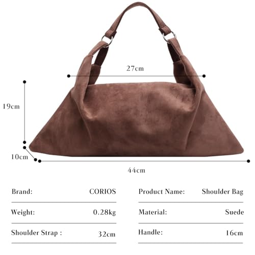 Sac hobo en daim souple grand format pour ne plus manquer d'espace - 4