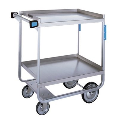 Lakeside Stainless Steel Heavy Duty Traditional Utility Cart with 2 Shelves, 22 3/8 x 54 5/8 x 37 inch -- 1 each.