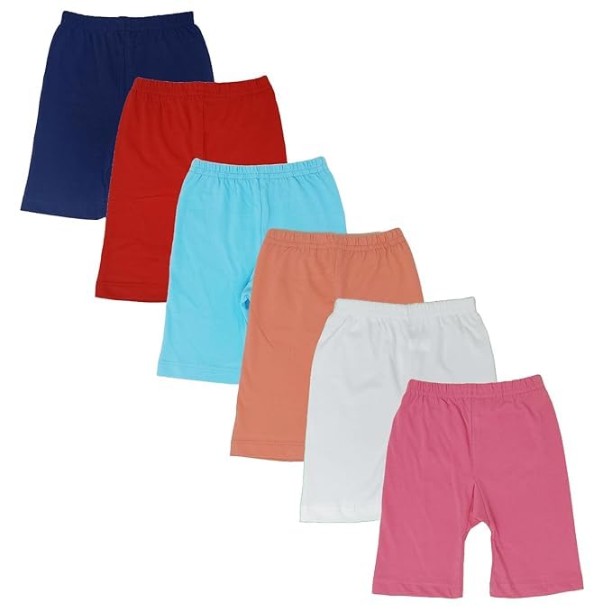 Image of MERIDA Cotton Cycling Shorts for Girl's (Pack of 6)