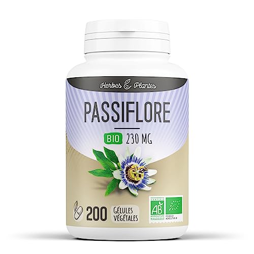 Herbes Et Plantes Passiflore Bio 200 Gélules Végétales 230 mg