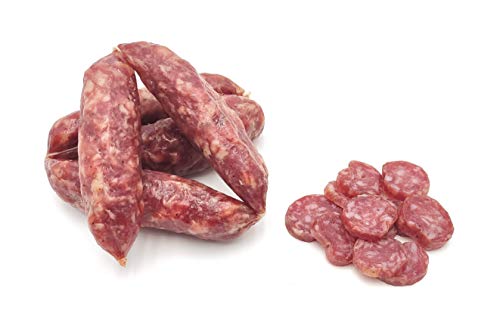 Salsiccette Salamini Stagionate Umbre confezione Pz.6 S/V - Salsiccia Norcineria Umbra Artigianale - Gluten Free - Il Salumiere 1978