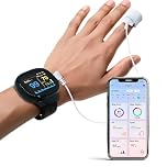 Wrist Pulse Oximeter,Bluetooth Blood Oxygen Saturation Monitor with Free APP & PC Report, Rechargeable Sleep Pulse Oximeter,Continuously Tracking PR and Alarm for Low O2 (Osasleep01)