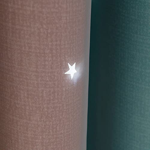 Rideau d'ombrage en polyester double couche finitions de luxe