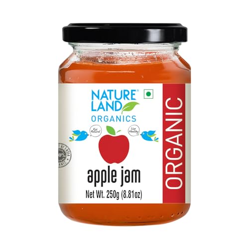 Natureland Organics Apple Jam 250 Gm - Healthy Organic Jams (B07B9V6SD2) Amazon Price History, Amazon Price Tracker