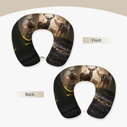 Almohada de espuma viscoelástica con soporte cervical miniatura 3