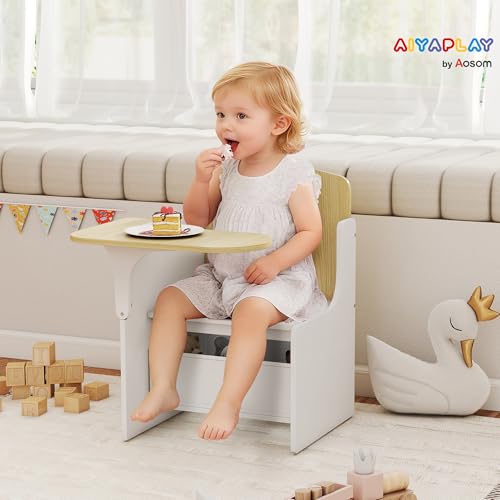 Meuble enfant gain de place table et chaise pour chambre avec bac de rangement - 3
