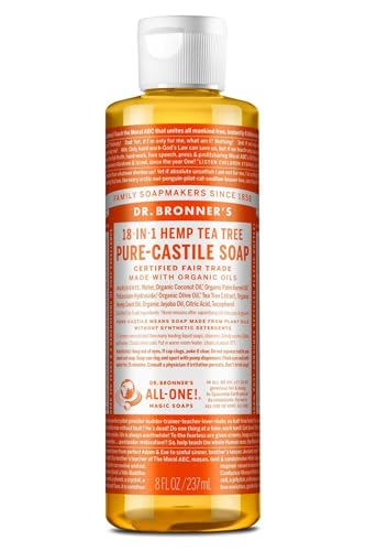 DR. BRONNER'S CASTILE LIQ SP,OG3,T/TREE 8 OZ 1-EA by Dr. Bronner's