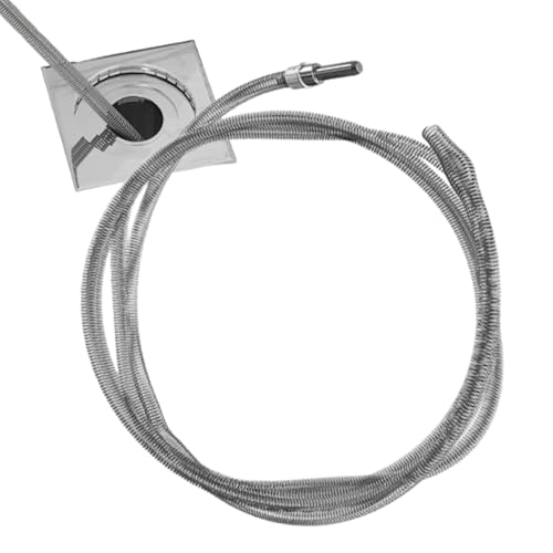 Sucritude Herramienta Desatascadora para Tuberías - Limpiador Resorte Pinza Desatascador,Recoge Objetos Manguera Flexible Plegable Pinza para Cocina Baño Hogar