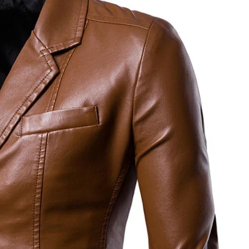 Chaqueta cuero sintético para hombre tamaño X-Large miniatura 4