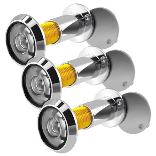 3 Stück Türspion mit Weitwinkel 220°, Spion, Türspion Ohne...