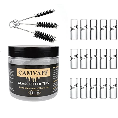 Premium Big Size Glass Filter Tips, Reusable Rolling...