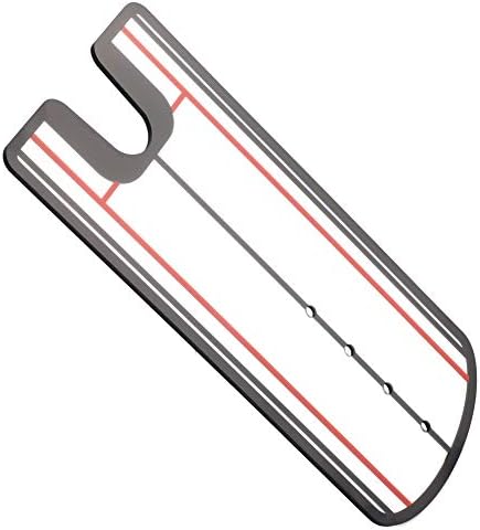 Dwawoo Golf Putting Mirror, Acrylic Golf Swing Alignment Mirror Putting Corrector Training Aid Eyeline Putting Mirror