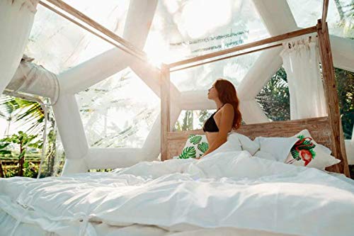 Carpa transparente inflable esférica para camping miniatura 5