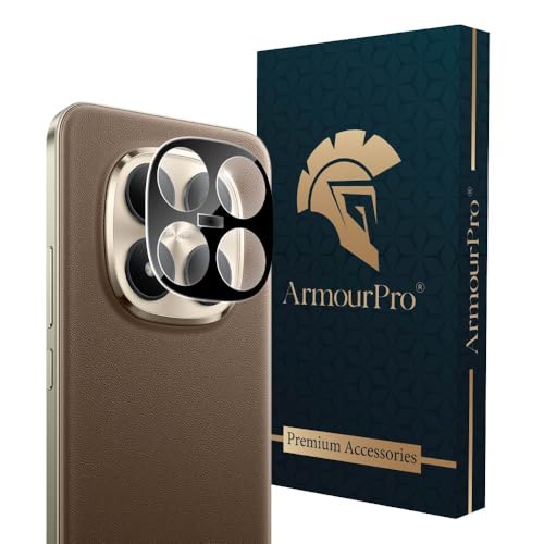 Image of ArmourPro Premium Camera Lens Protection Compatible with Redmi Note 15 Pro Plus (6.83 Inches) With Edge to Edge Full Camera Coverage | Black, Pack of 1