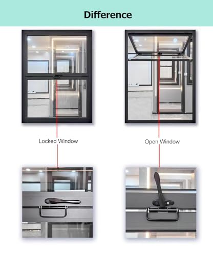 Ventana de concesión personalizable de aluminio con vidrio templado para cobertizo 4