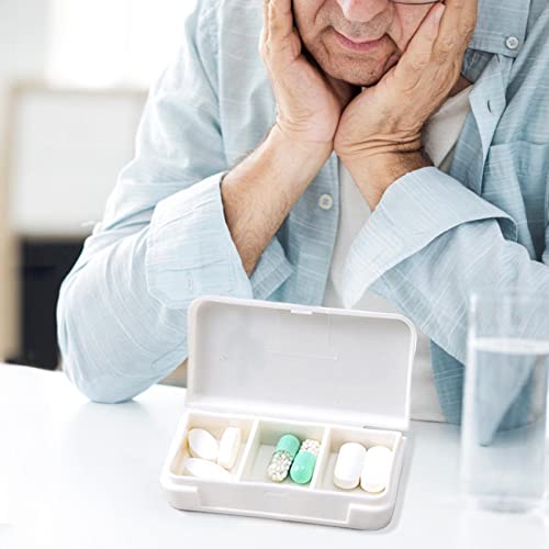 Kleine Pillendoosje | Pillendoosje | Kleine pillendoos voor zakbeurs, draagbare dagelijkse pillendoos voor medicijnvitamine, reisvrij Tacery - Afbeelding 3