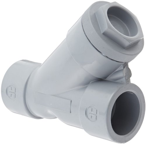 Hayward YS20150S Series YS Y-Strainer, Socket End, CPVC with FPM Seal, 1-1/2
