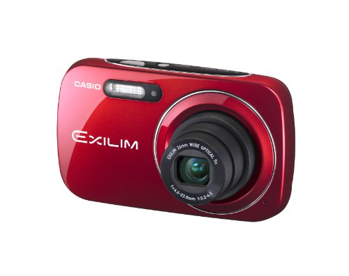 Casio EXN1RD – Cámara compacta de 16.1 Mp (pantalla de 2.7″, zoom óptico 5x, estabilizador de imagen digital) color rojo