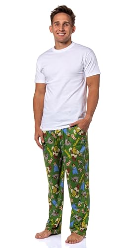 INTIMO DreamWorks Shrek Men's Fiona Donkey Tossed Characters Sleep Pajama Pants2