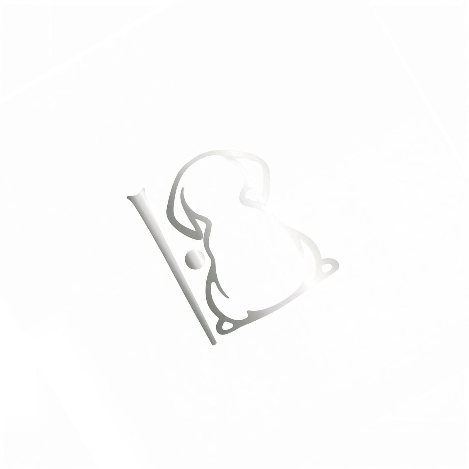 Easy to Apply and Remove Waterproof PVC Car Decal for Rear Windshield Wiper Area Without Residues Universally Funny Moving Tail Car Sticker Window Wiper Decals Rear Windshield