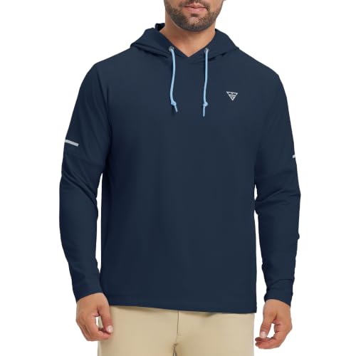 Image of M MAELREG Hoodies for Men Golf Fleece Hooded Sweatshirts Dry Fit Athletic Lightweight Casual Midlayer Mens Hoodies Pullover