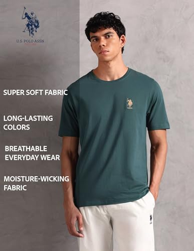 Image of U.S. Polo ASSN. Mens OEE12 Comfort Fit Pure Cotton Lounge T-Shirt