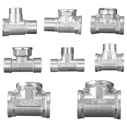 Accesorios de tubería de acero inoxidable 1/2 m-m-m para válvula de ángulo a tope termo 7