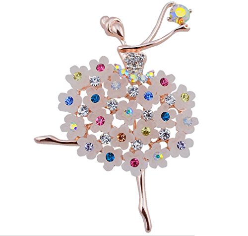 Kanggest Broche Mujer Creativa Moda Estilo mujer ballet