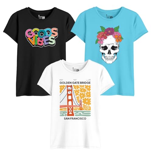 Image of Bon Organik Women's Cartoon Regular Fit T-Shirt