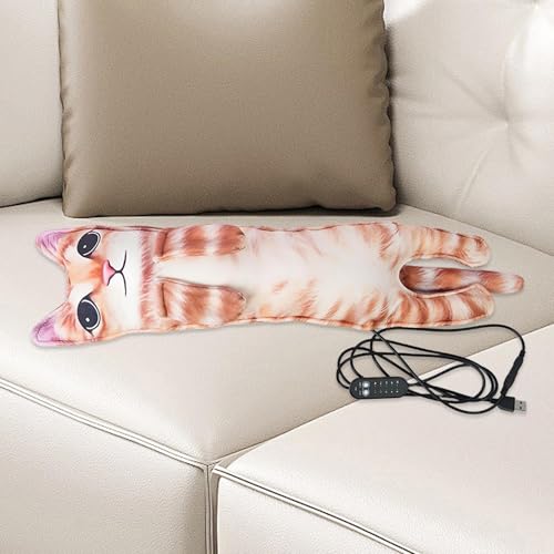 Coussin chauffant en forme de chat contre les douleurs menstruelles