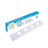 GE 38557 Wireless LED Light Bar Battery-Operated, Ideal for Under Cabinet, Closet, Pantry, Utility Room, Garage and more and more, 12 Inch, White