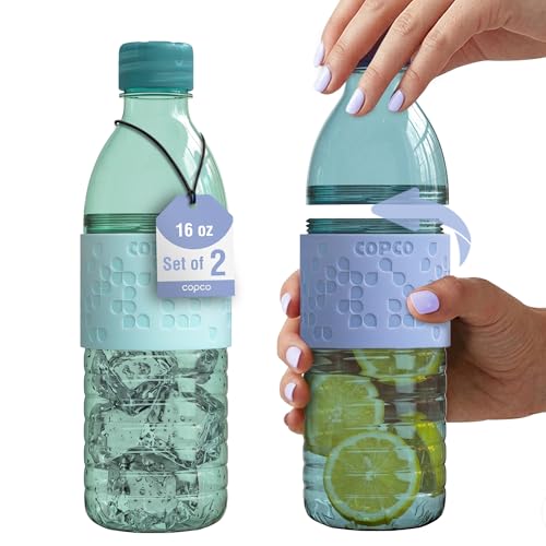 Copco Hydra Water Bottle 16.9 oz - Light Blue & Purple, Set of 2