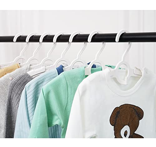 Houísm 36Pack Baby Hangers, 11"-15" Adjustable Children Clothes Hangers For Nursery Kids Toddler, Non-Slip And Extendable Space-Saving Kids Closet Hangers For Newborn To Teenagers #TOP7