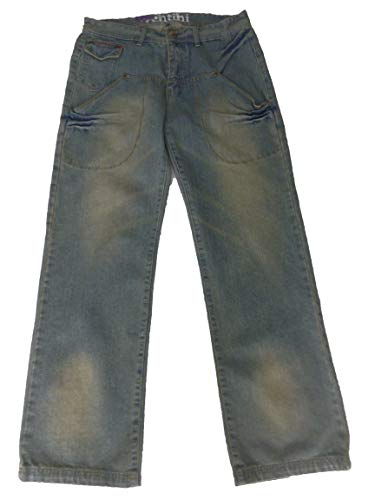 Jeans homme bleu XL coupe droite confort taille 44